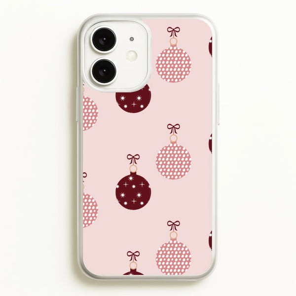 Christmas Bauble Pattern  - Christmas Phone Case for iPhone 11