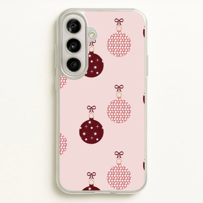 Christmas Bauble Pattern  - Christmas Phone Case for Galaxy A56