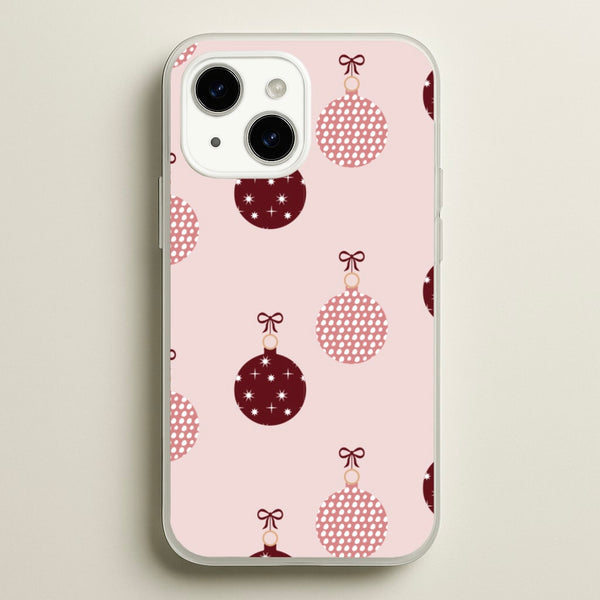 Christmas Bauble Pattern  - Christmas Phone Case for iPhone 14