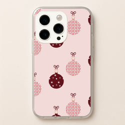 Christmas Bauble Pattern  - Christmas Phone Case for iPhone 15 Pro Max