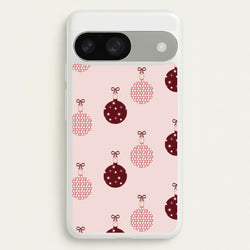 Christmas Bauble Pattern  - Christmas Phone Case for Google Pixel 9 / 9 Pro