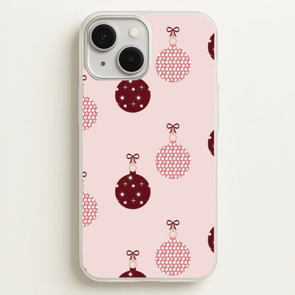 Christmas Bauble Pattern  - Christmas Phone Case for iPhone 13 Mini