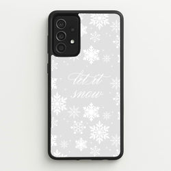 Let It Snow Christmas Pattern  - Christmas Phone Case for Galaxy A52 / A52s