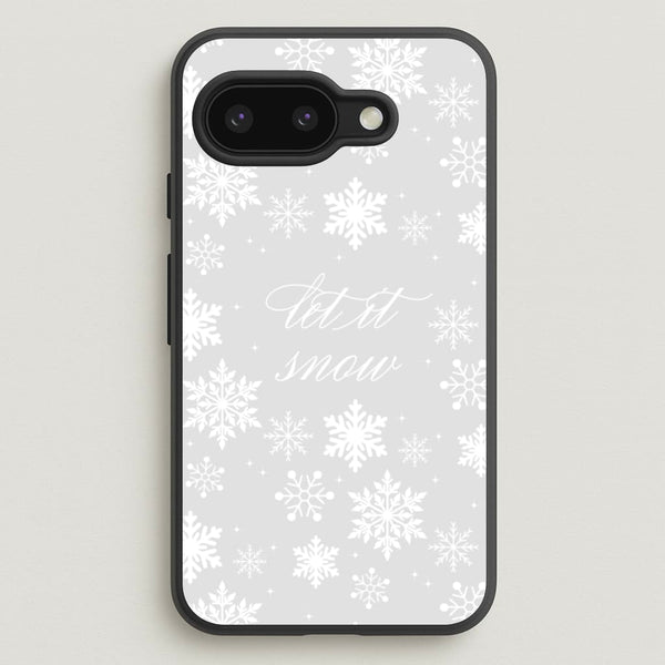 Let It Snow Christmas Pattern  - Christmas Phone Case for Google Pixel 9a