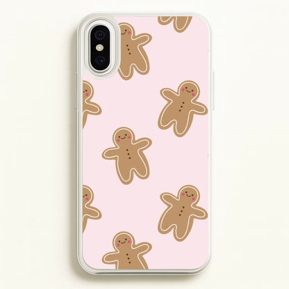 Gingerbread Men Christmas Pattern  - Christmas Phone Case for iPhone XS Max