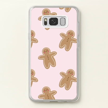 Gingerbread Men Christmas Pattern  - Christmas Phone Case for Galaxy S8 Plus