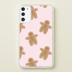Gingerbread Men Christmas Pattern  - Christmas Phone Case for Galaxy S20FE