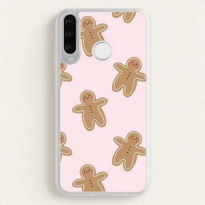 Gingerbread Men Christmas Pattern  - Christmas Phone Case for Huawei P30 Lite