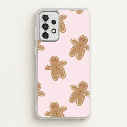 Gingerbread Men Christmas Pattern  - Christmas Phone Case for Galaxy A52 / A52s