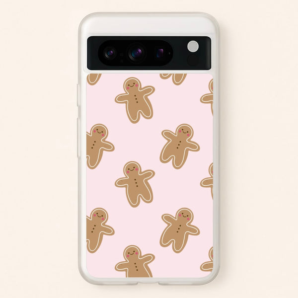 Gingerbread Men Christmas Pattern  - Christmas Phone Case for Google Pixel 8 Pro