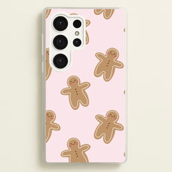 Gingerbread Men Christmas Pattern  - Christmas Phone Case for Galaxy S25 Ultra