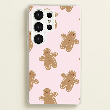 Gingerbread Men Christmas Pattern  - Christmas Phone Case for Galaxy S25 Ultra