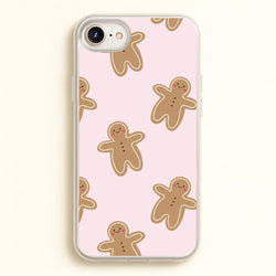 Gingerbread Men Christmas Pattern  - Christmas Phone Case for iPhone 6 Plus / 7 Plus / 8 Plus