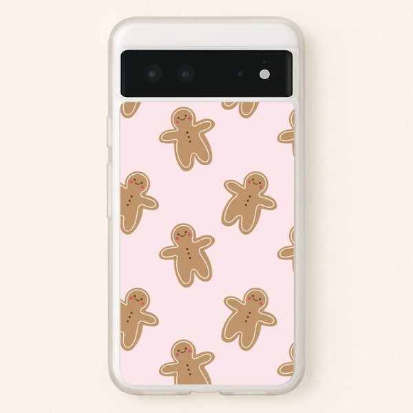 Gingerbread Men Christmas Pattern  - Christmas Phone Case for Google Pixel 6