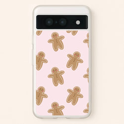 Gingerbread Men Christmas Pattern  - Christmas Phone Case for Google Pixel 8