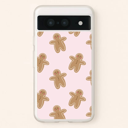 Gingerbread Men Christmas Pattern  - Christmas Phone Case for Google Pixel 8