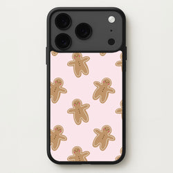 Gingerbread Men Christmas Pattern Phone Case for iPhone 17 Pro Max