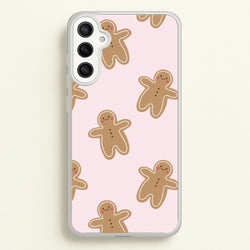 Gingerbread Men Christmas Pattern  - Christmas Phone Case for Galaxy A34