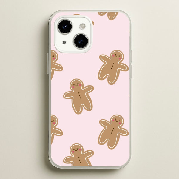 Gingerbread Men Christmas Pattern  - Christmas Phone Case for iPhone 15