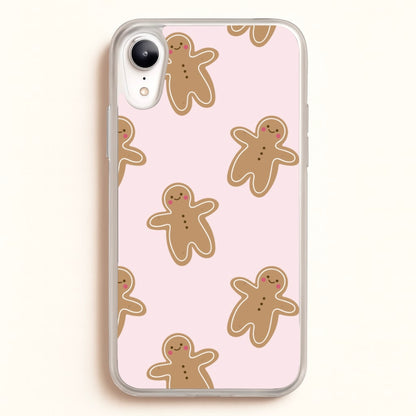 Gingerbread Men Christmas Pattern  - Christmas Phone Case for iPhone XR