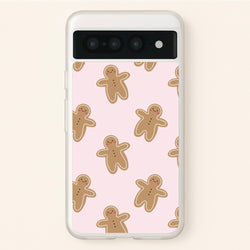Gingerbread Men Christmas Pattern  - Christmas Phone Case for Google Pixel 7 Pro