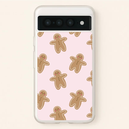 Gingerbread Men Christmas Pattern  - Christmas Phone Case for Google Pixel 7 Pro