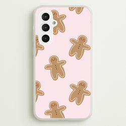 Gingerbread Men Christmas Pattern  - Christmas Phone Case for Galaxy S23FE