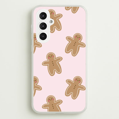 Gingerbread Men Christmas Pattern  - Christmas Phone Case for Galaxy S23FE