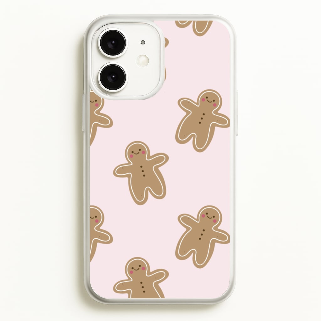 Gingerbread Men Christmas Pattern  - Christmas Phone Case for iPhone 11