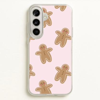 Gingerbread Men Christmas Pattern  - Christmas Phone Case for Galaxy A56