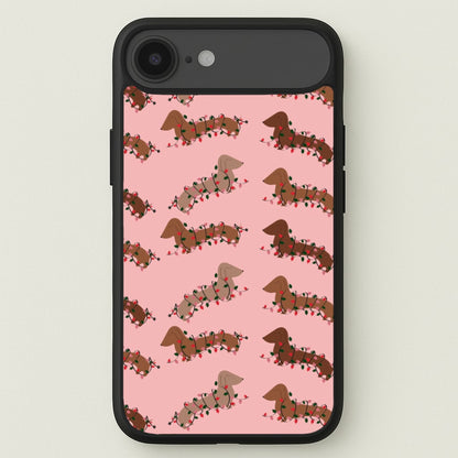 Dachshund Christmas Pattern Phone Case for iPhone 17 Air