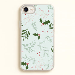 Christmas Floral Pattern  - Christmas Phone Case for iPhone 6 Plus / 7 Plus / 8 Plus