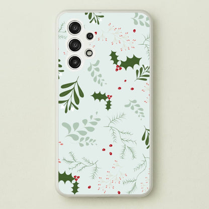 Christmas Floral Pattern  - Christmas Phone Case for Galaxy A13