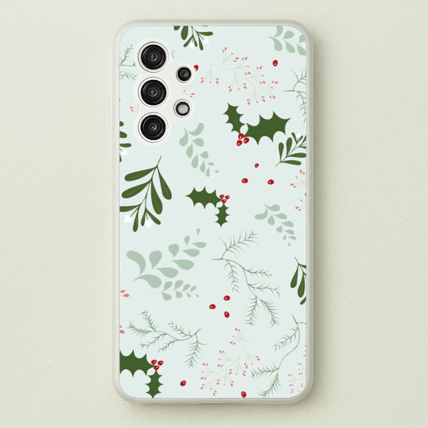Christmas Floral Pattern  - Christmas Phone Case for Galaxy A13