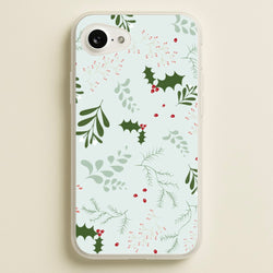 Christmas Floral Pattern  - Christmas Phone Case for iPhone 16e