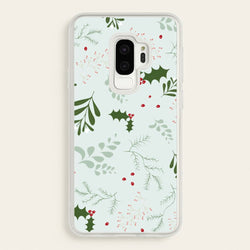 Christmas Floral Pattern  - Christmas Phone Case for Galaxy S9 Plus