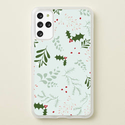 Christmas Floral Pattern  - Christmas Phone Case for Galaxy S20 Plus