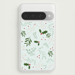 Christmas Floral Pattern Phone Case for Google Pixel 10 Pro XL