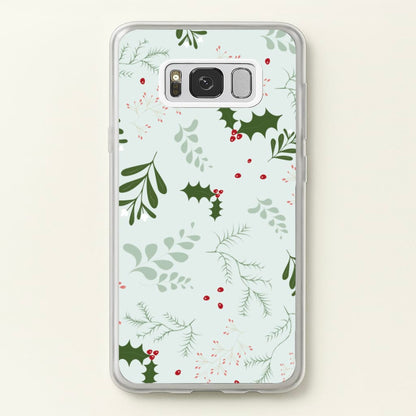 Christmas Floral Pattern  - Christmas Phone Case for Galaxy S8 Plus