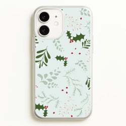 Christmas Floral Pattern  - Christmas Phone Case for iPhone 11