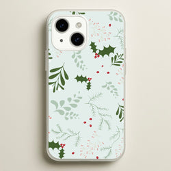 Christmas Floral Pattern  - Christmas Phone Case for iPhone 15
