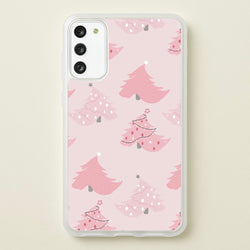 Pink Christmas Tree Pattern  - Christmas Phone Case for Galaxy S20