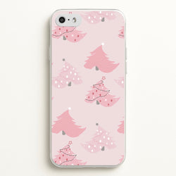 Pink Christmas Tree Pattern  - Christmas Phone Case for iPhone 5 / 5s / SE 2016