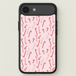 Pink Candycane Christmas Pattern Phone Case for iPhone 17 Air