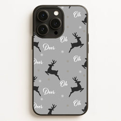 Oh Deer Christmas Pattern  - Christmas Phone Case for iPhone 16 Pro Max