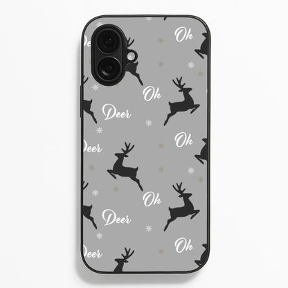 Oh Deer Christmas Pattern Phone Case