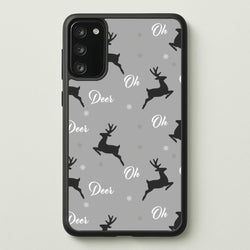 Oh Deer Christmas Pattern  - Christmas Phone Case for Galaxy S20