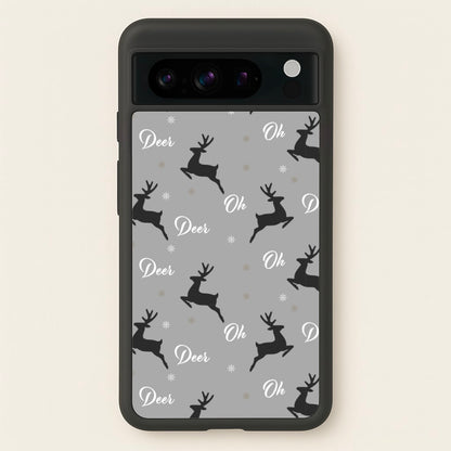 Oh Deer Christmas Pattern  - Christmas Phone Case for Google Pixel 8 Pro