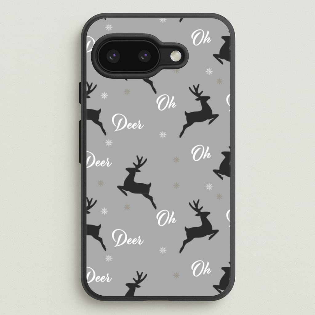 Oh Deer Christmas Pattern  - Christmas Phone Case for Google Pixel 9a
