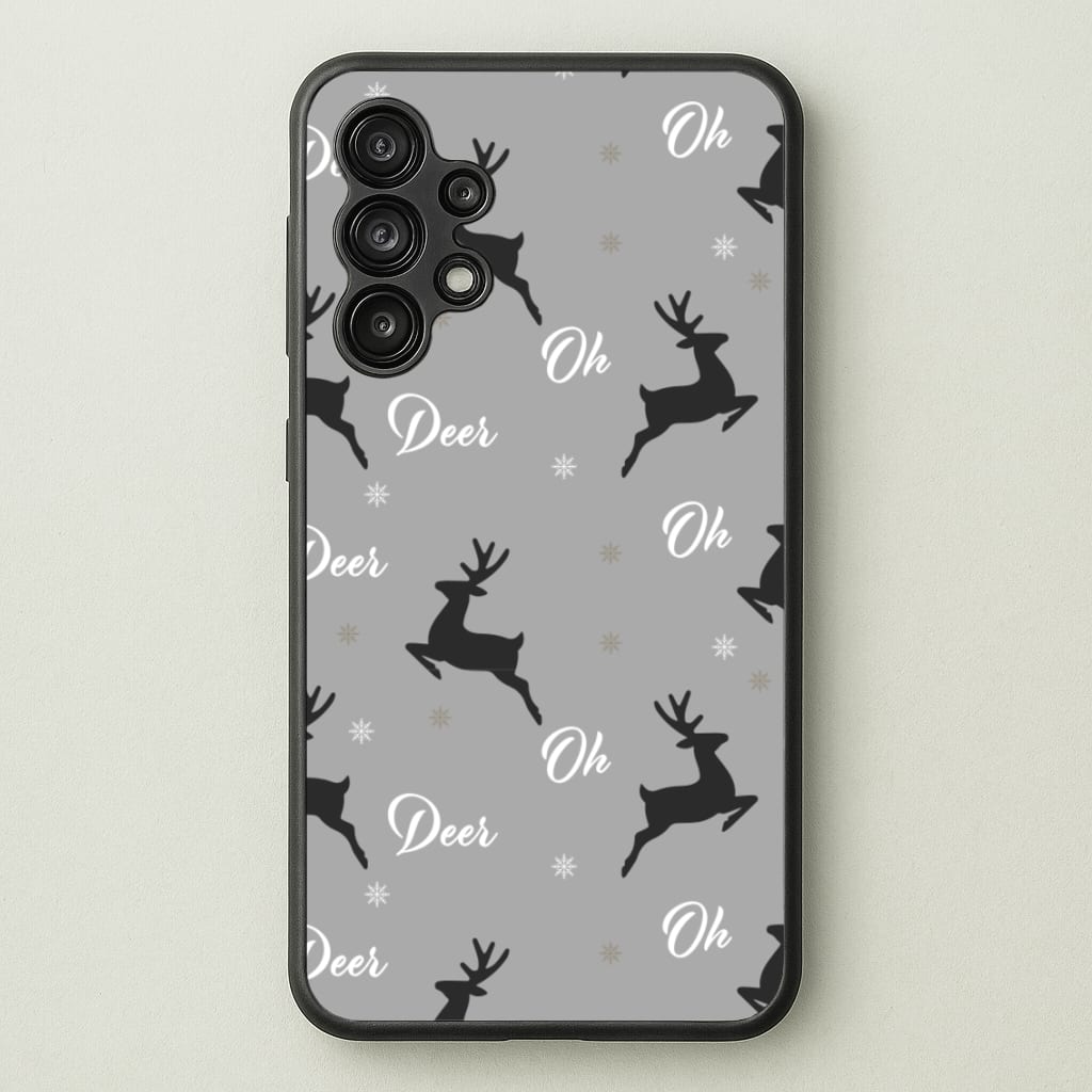 Oh Deer Christmas Pattern  - Christmas Phone Case for Galaxy A13